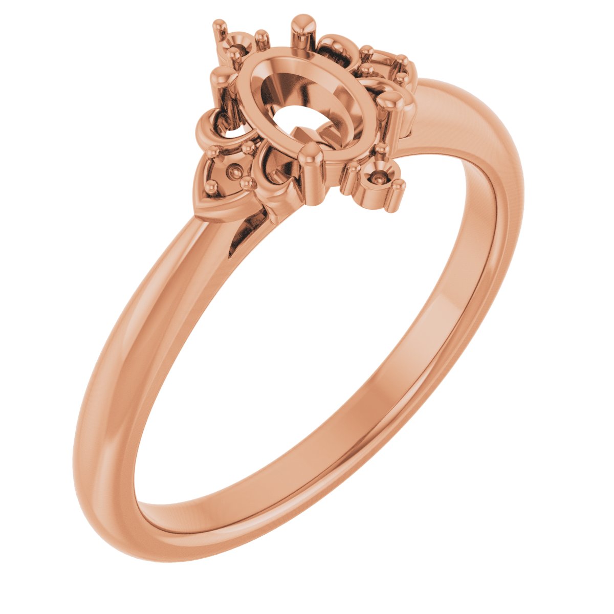 Accented Engagement Ring or Band