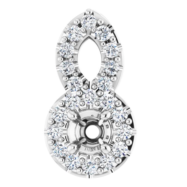 14k White Gold