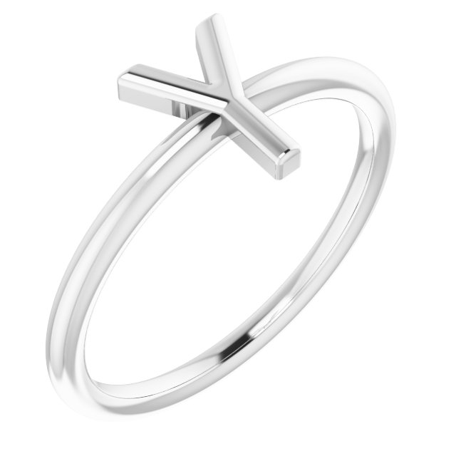 14K White Initial Y Ring Ref. 15158488