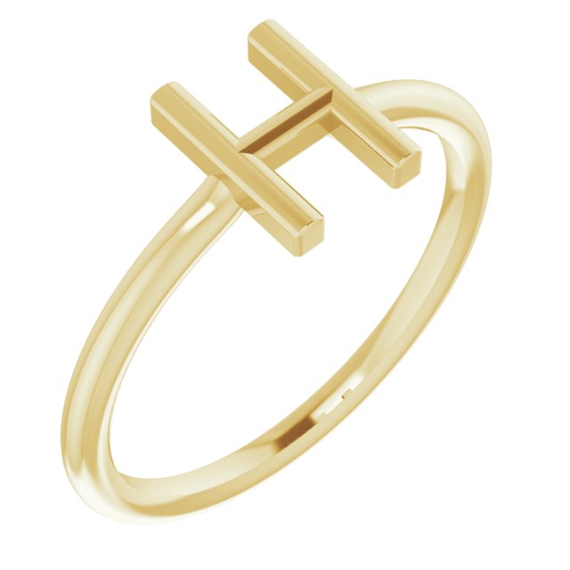 14K Yellow Initial H Ring Ref. 15158516