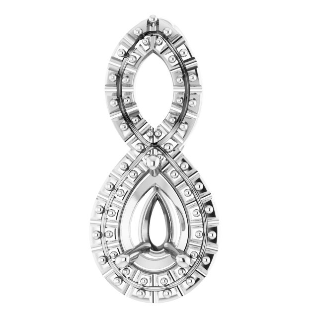 14k White Gold