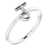 Sterling Silver Initial J Ring Ref. 15158529