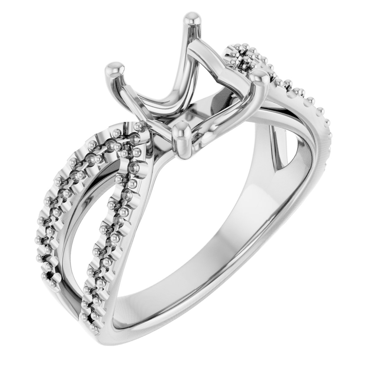Accented Engagement Ring