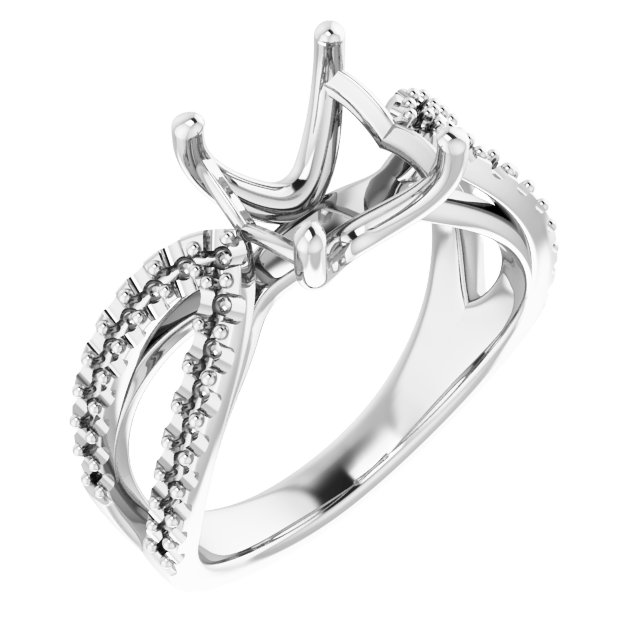 Accented Engagement Ring