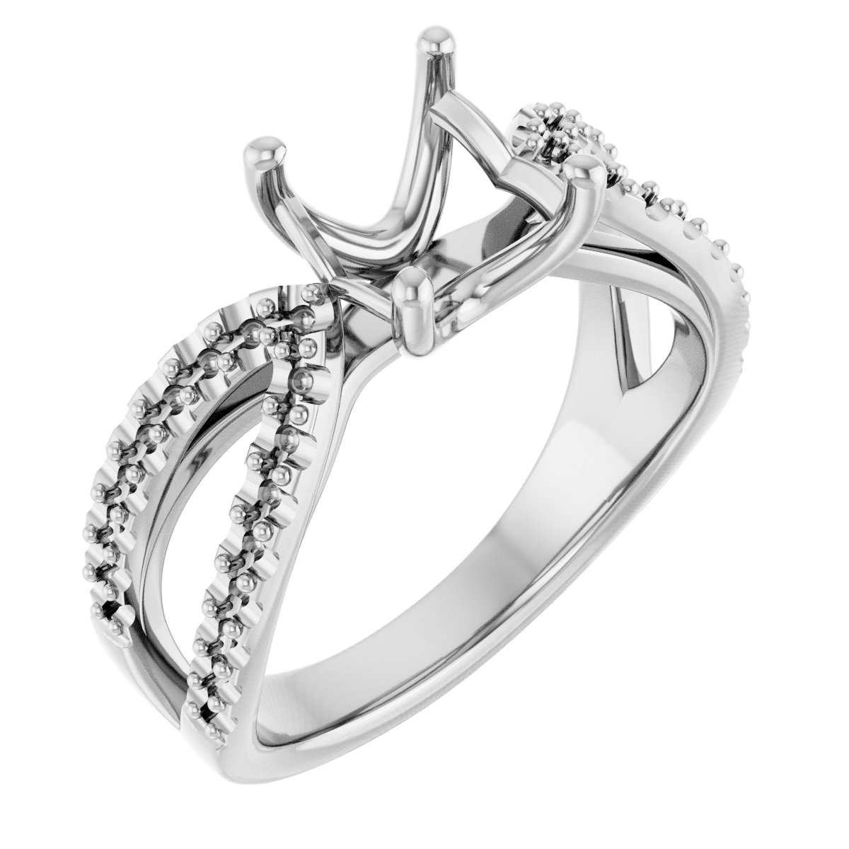 Accented Engagement Ring