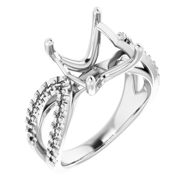 Accented Engagement Ring