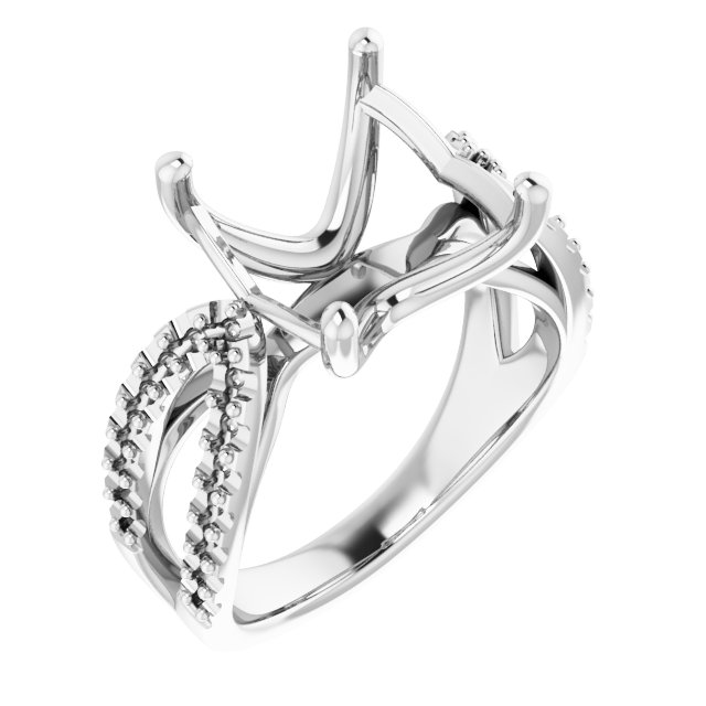 Accented Engagement Ring