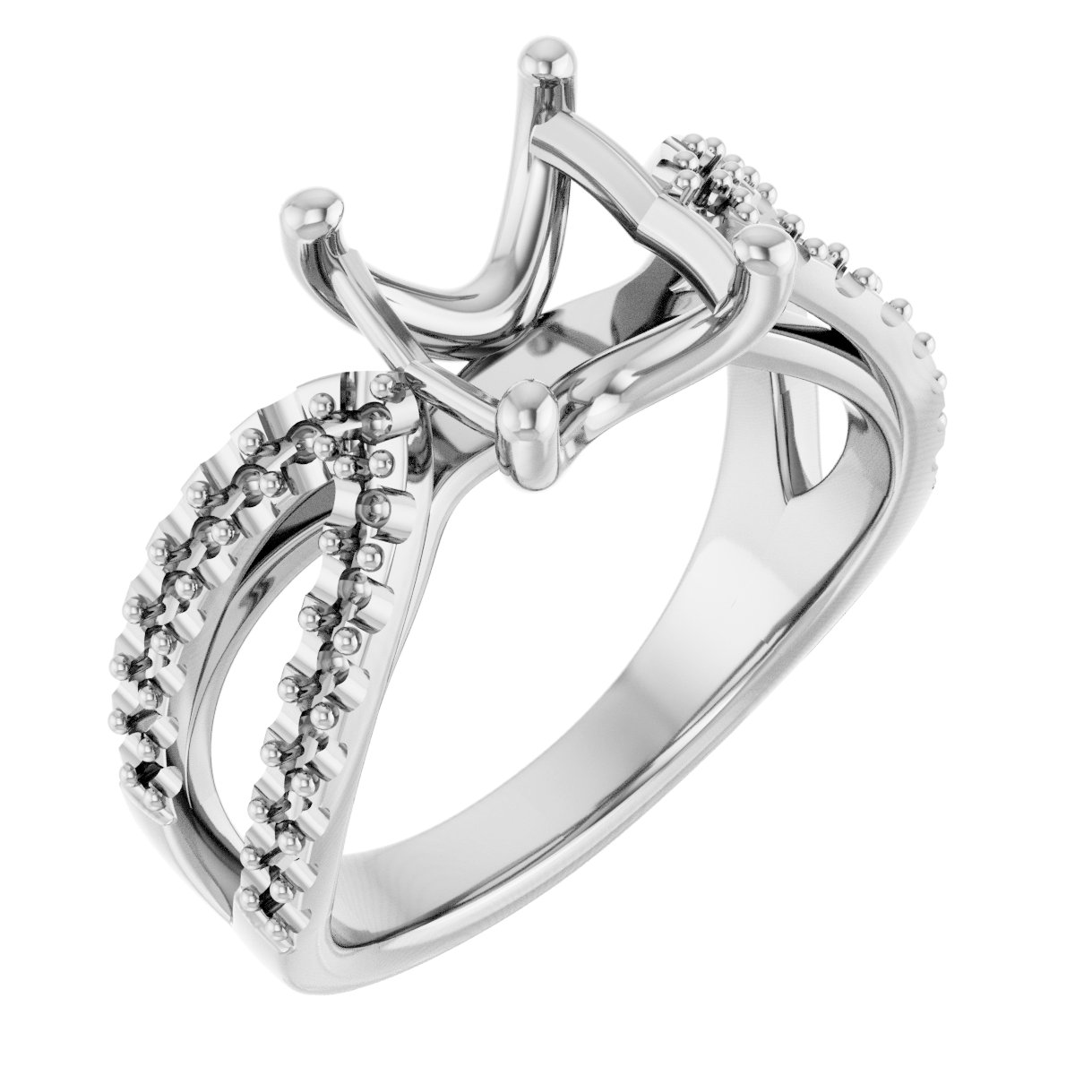 Accented Engagement Ring