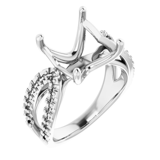 Accented Engagement Ring