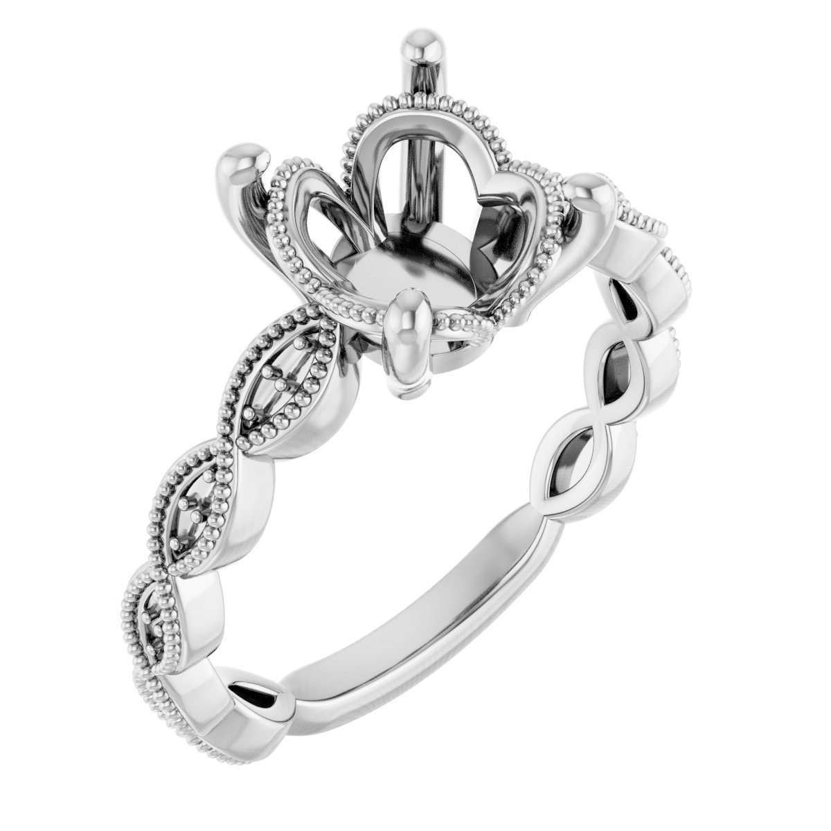 Accented Engagement Ring
