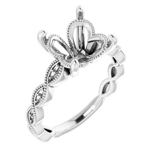 Accented Engagement Ring