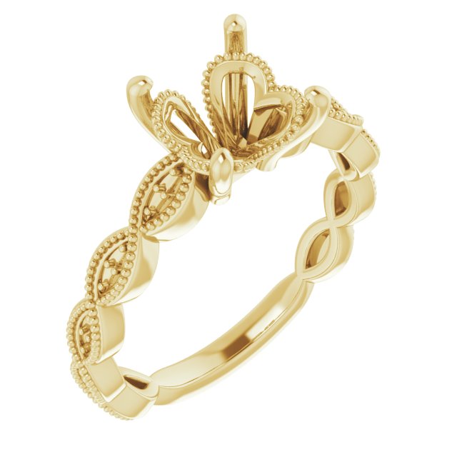 Accented Engagement Ring