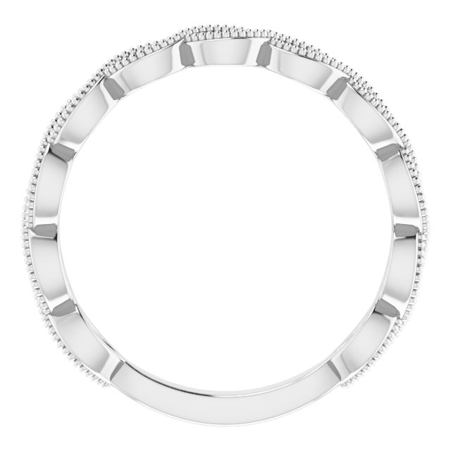 Matching Band Mounting for 6 mm Cushion Ring view 2
