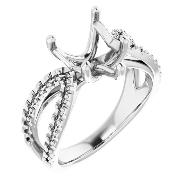 Accented Engagement Ring