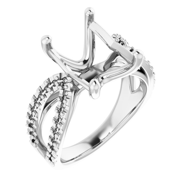 Accented Engagement Ring