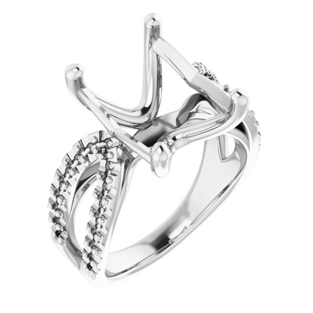 Accented Engagement Ring