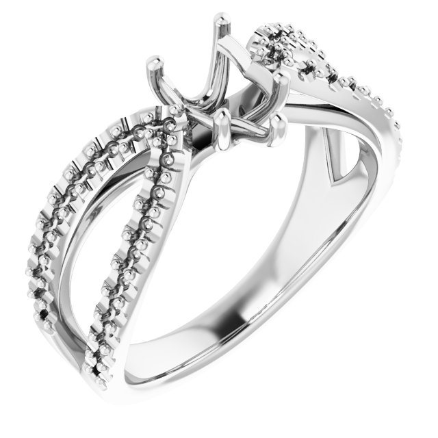 Accented Engagement Ring