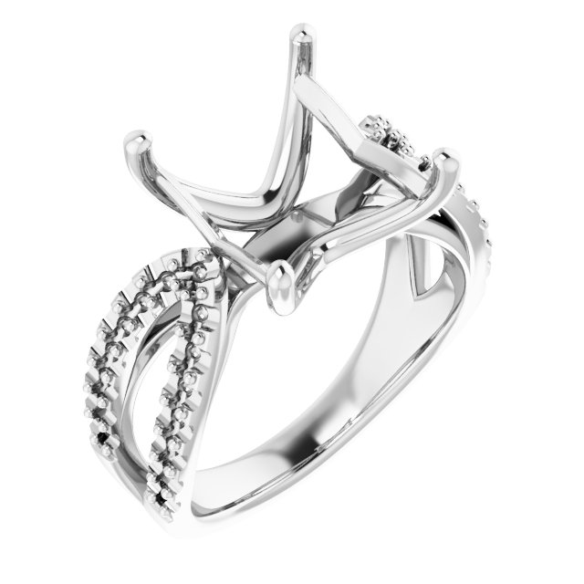 Accented Engagement Ring