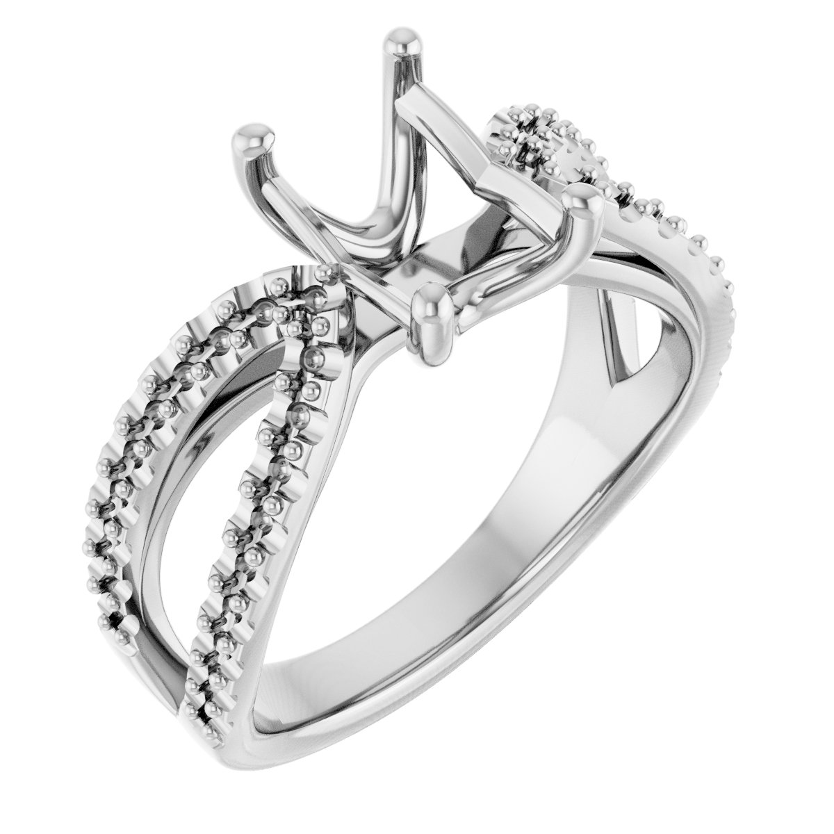 Accented Engagement Ring
