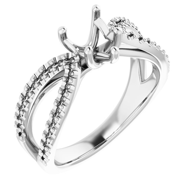Accented Engagement Ring
