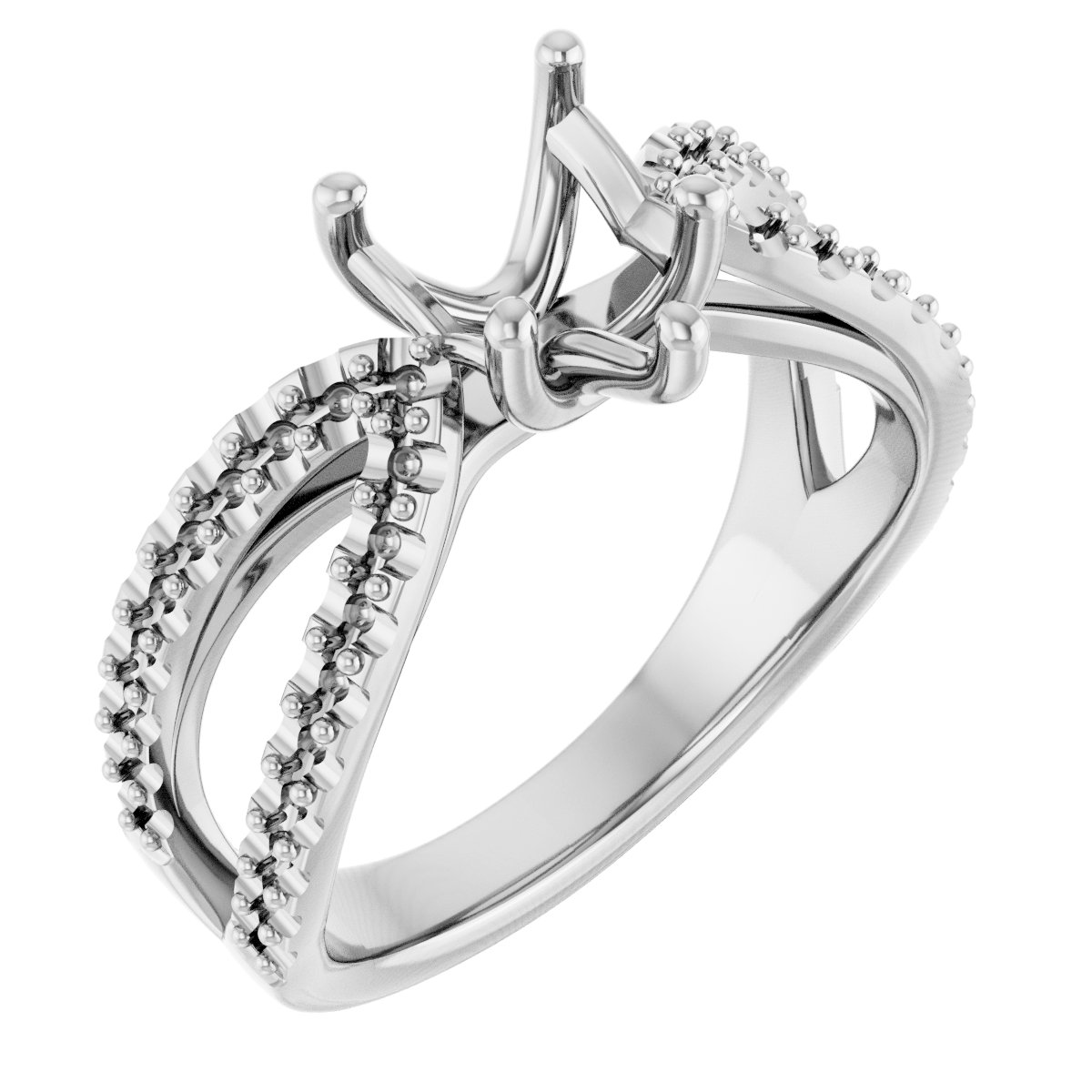 Accented Engagement Ring