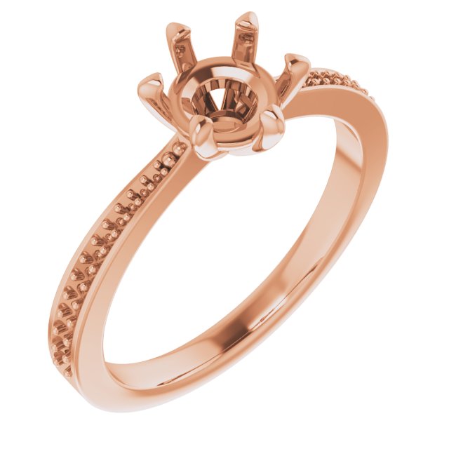 Accented Engagement Ring or Band