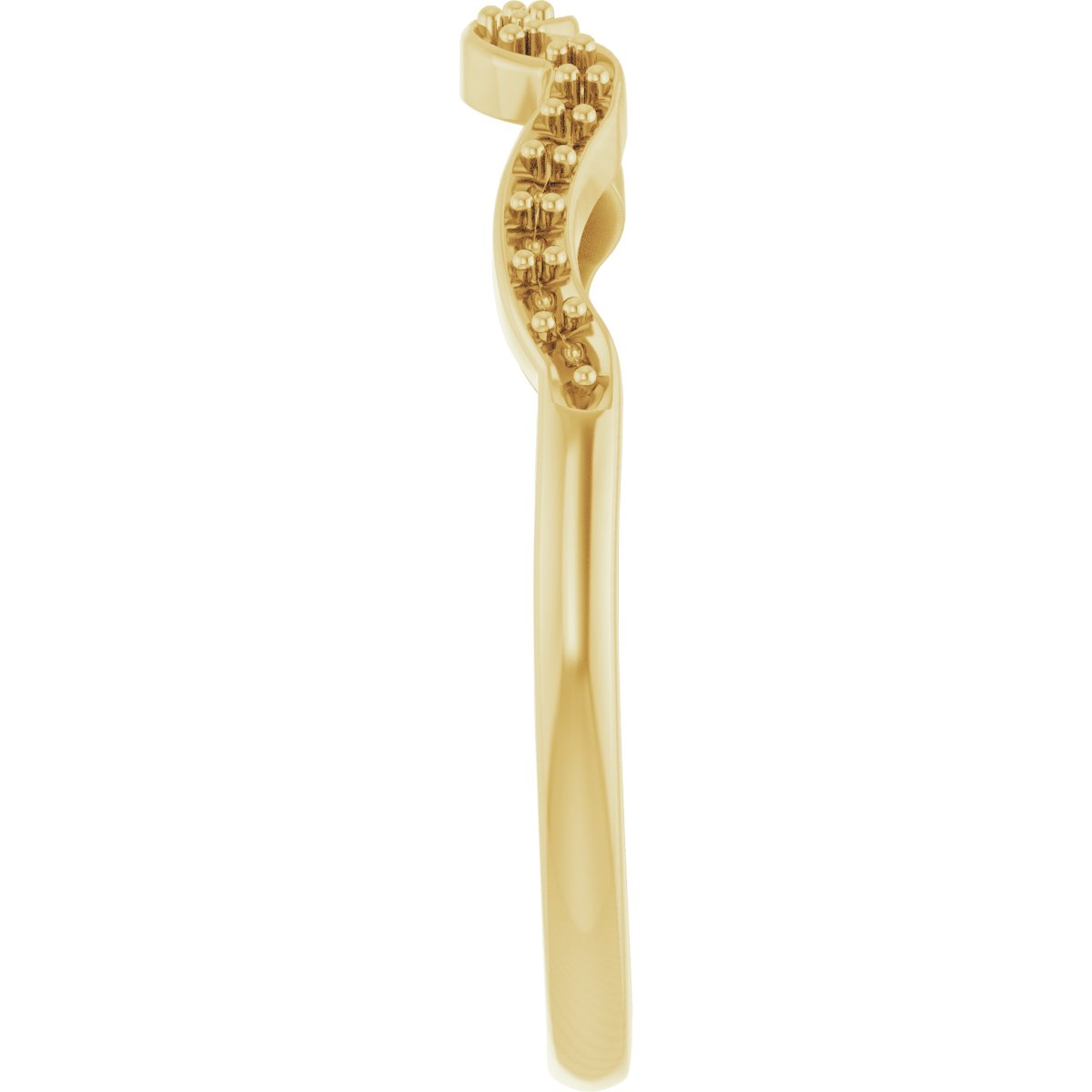 14K Yellow Gold .08 CTW Natural Diamond Matching Band