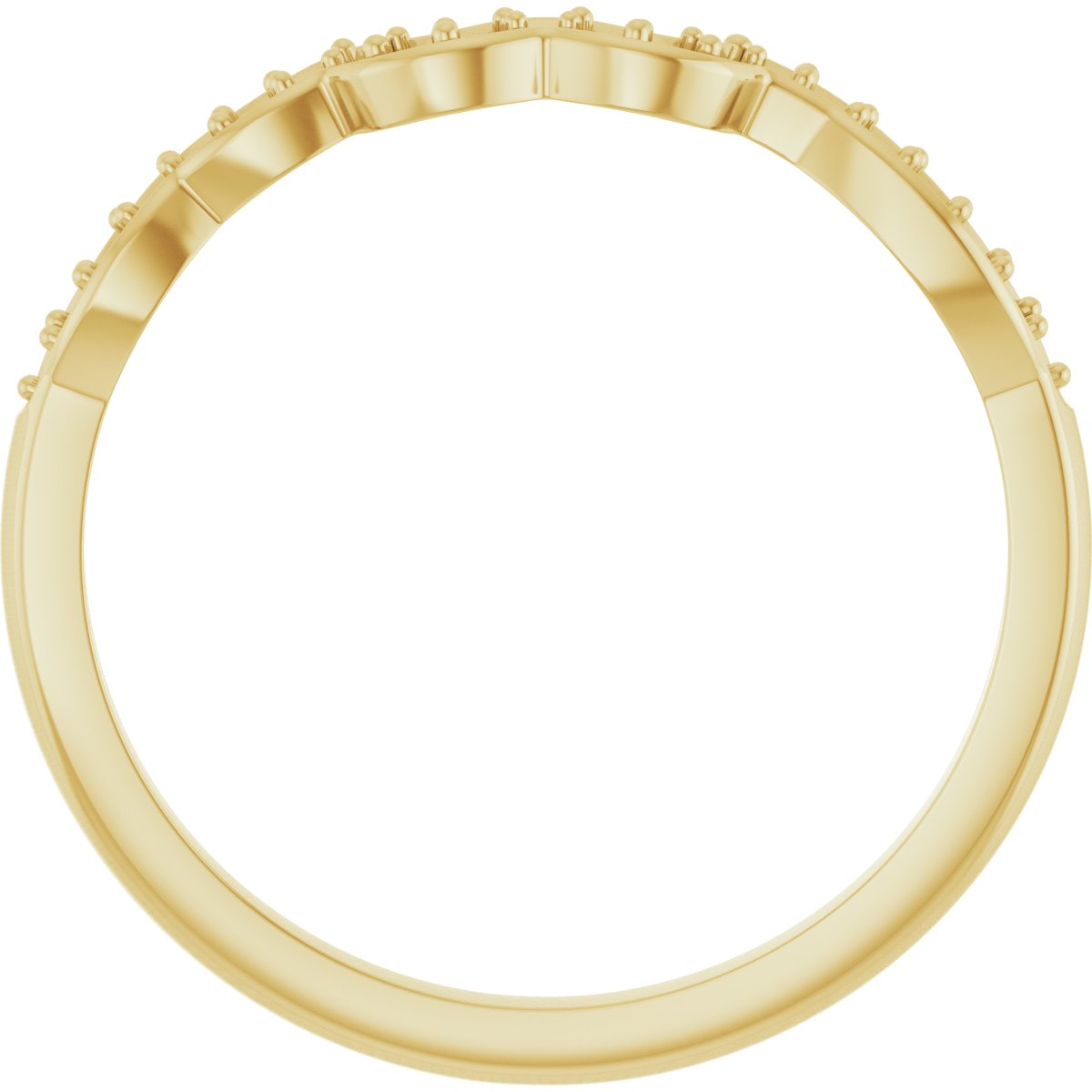 14K Yellow Gold .08 CTW Natural Diamond Matching Band