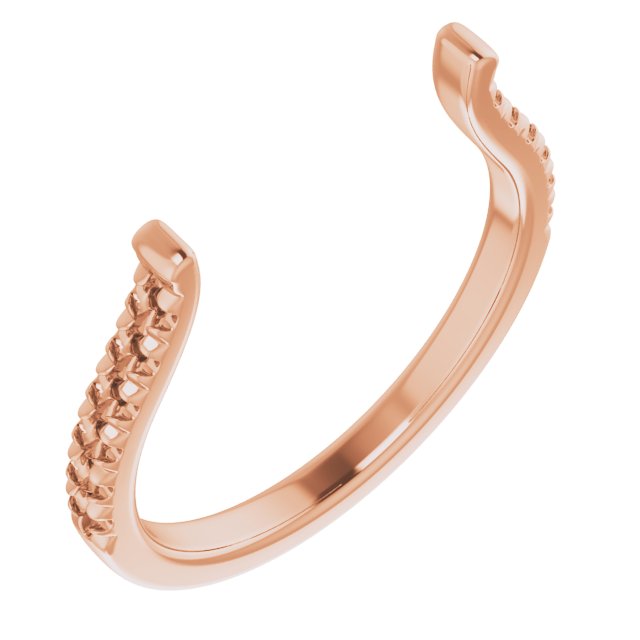 French-Set Open Shank for Multi-Stone Setting