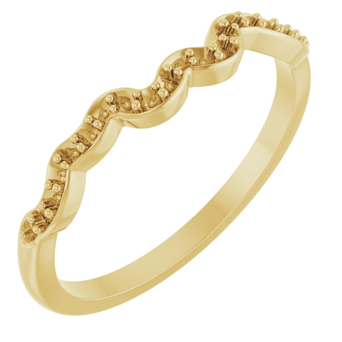 14K Yellow Gold .08 CTW Natural Diamond Matching Band
