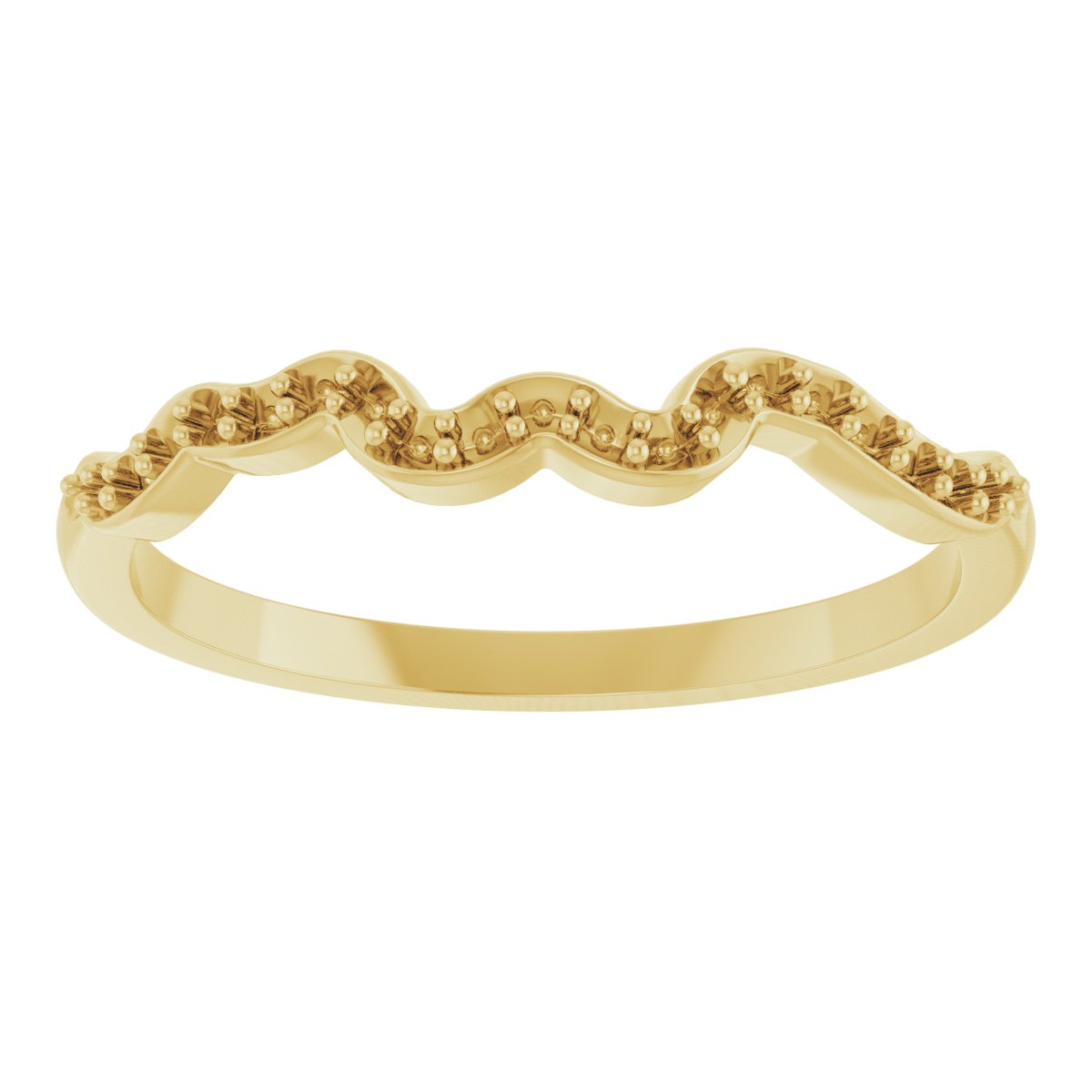 14K Yellow Gold .08 CTW Natural Diamond Matching Band