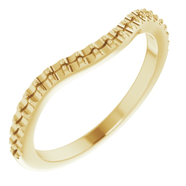 14K Yellow 1/5 CTW Natural Diamond Band