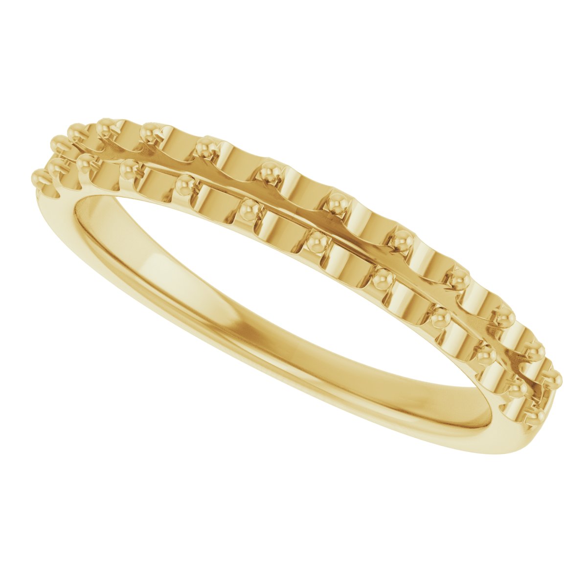 14K Yellow 1/2 CTW Diamond Anniversary Band 