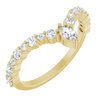 14K Yellow .50 CTW Diamond V Ring Ref. 15250670