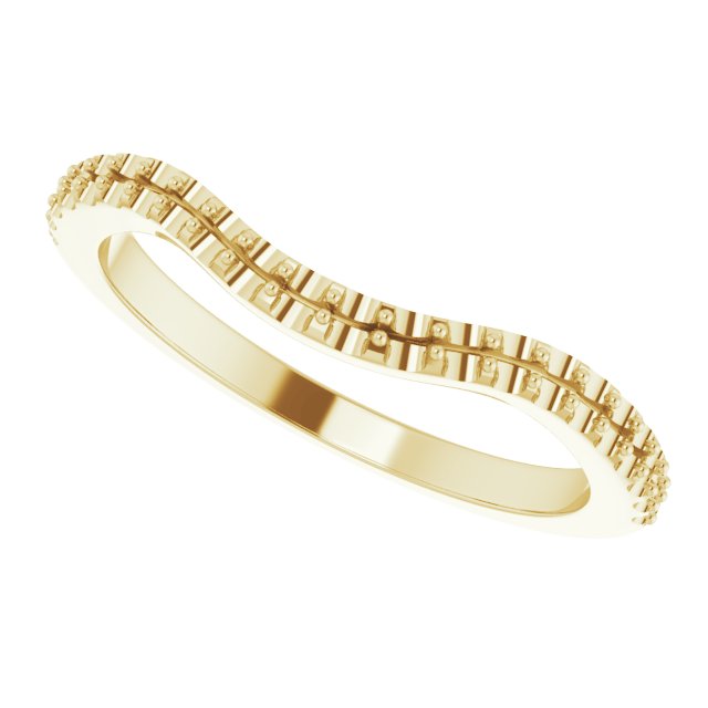 14K Yellow 1/5 CTW Natural Diamond Band-5