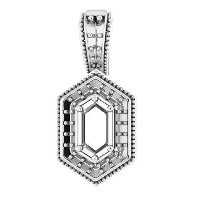 14k White Gold