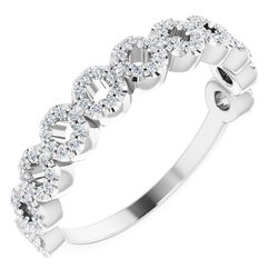 Accented Circle Ring