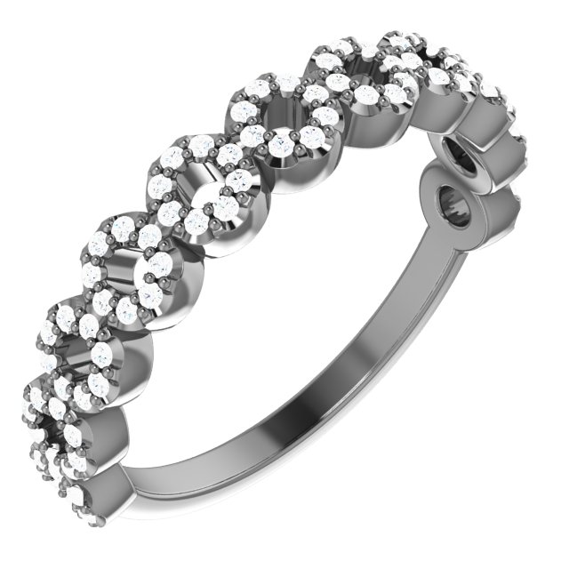 Accented Circle Ring