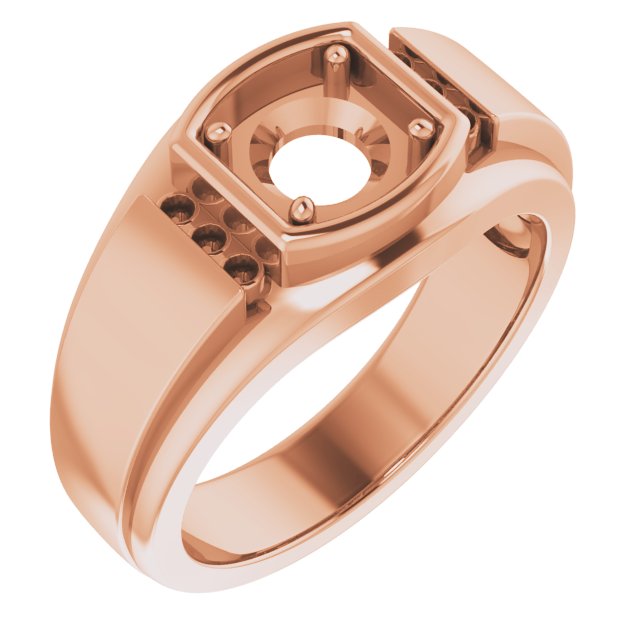 Accented Stepped-Edge Ring