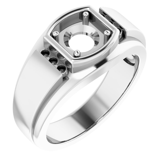 Accented Stepped-Edge Ring