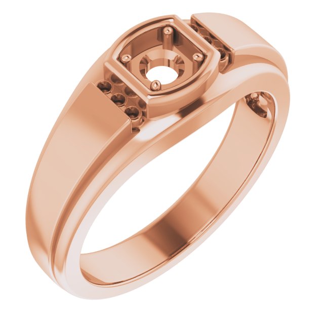 Accented Stepped-Edge Ring