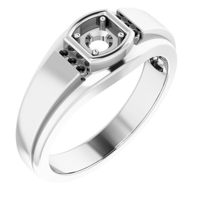 Accented Stepped-Edge Ring