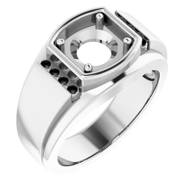 Accented Stepped-Edge Ring