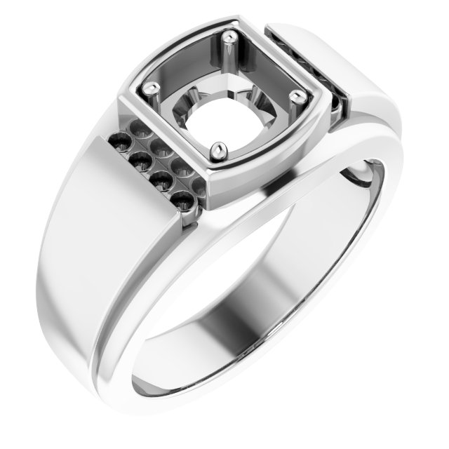 Accented Stepped-Edge Ring