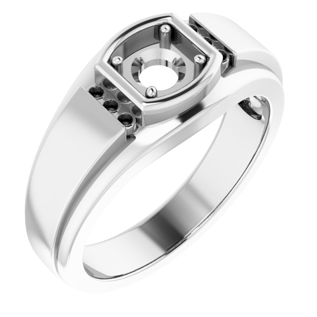 Accented Stepped-Edge Ring