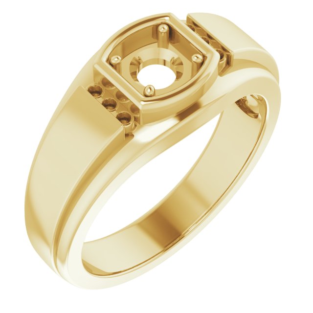Accented Stepped-Edge Ring