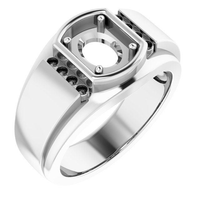 Accented Stepped-Edge Ring