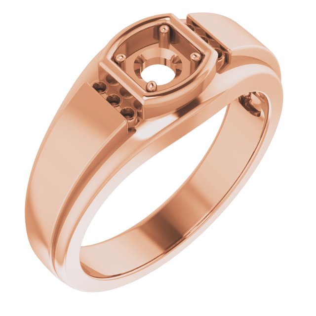 Accented Stepped-Edge Ring