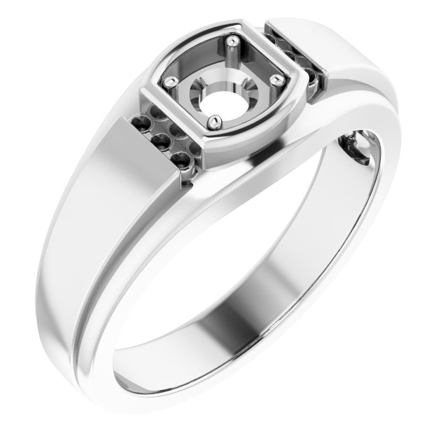 Accented Stepped-Edge Ring