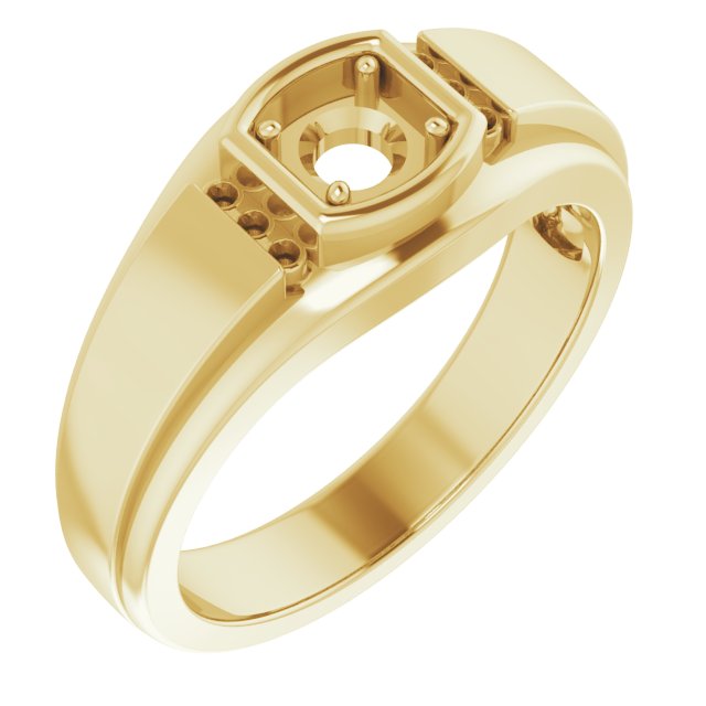 Accented Stepped-Edge Ring